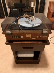 Brown Vintage Pioneer PL-50A Turntable