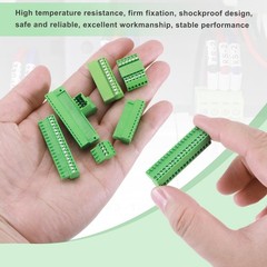 20 Set 5 Pin 5mm 0.2 Inch Pitch PCB Mount Screw Terminal Block Connector