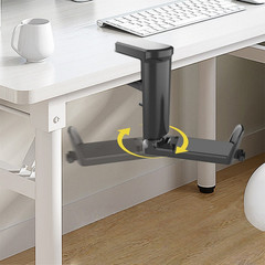 360° Gaming Headphone Hanger Display Stand Holder Hook Under Desk Headset Mount
