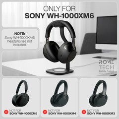 For Sony WH-1000XM6 Silicone Headphone Case 3-in-1 Protective Cover Skin