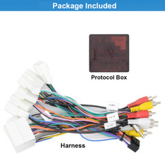For Toyota Car Stereo Radio Power Harness ISO Adapter Support OEM JBL AMP 2024