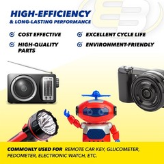 10pk Exell EB-L521 Alkaline 1.5V Watch Battery Compatible With AG0 SG521 SR521SW