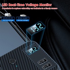 9in1 Multi Car Cigarette Lighter Socket Splitter USB C Plug Fast Charger Adapter