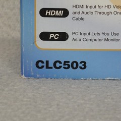 CRAIG 13 inch High Definition LCD TV 720p Model CLC503 PC Input Gaming Remote