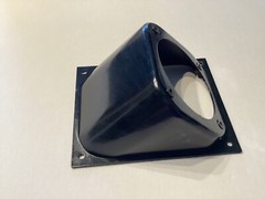 RCA 3 1/2 “ Speaker Baffle Several Models SHF9 And Others Vintage Black Color #2