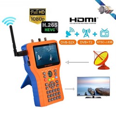 GTMedia V8 Satellite Dish Finder DVB-T/T2 Cable TV Aerial Signal Meter Tester US