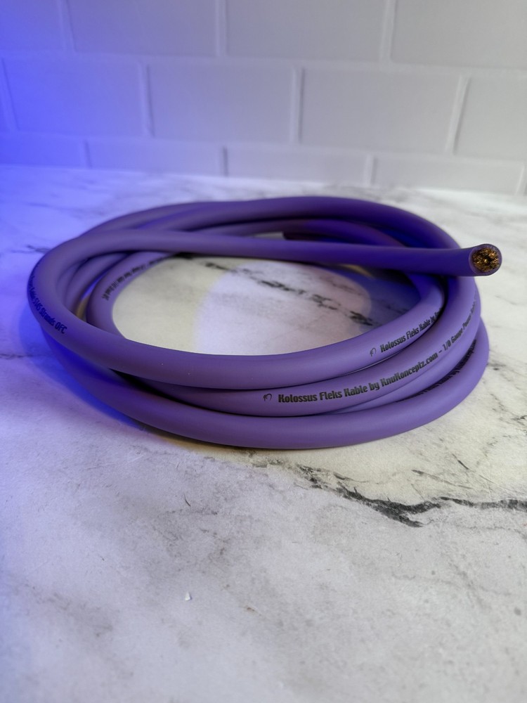 KnuKonceptz Kolossus Fleks 1/0 AWG OFC Power Ground Wire 11 ft Continuous