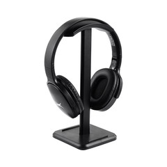 Universal Metal Headphone Stand Weighted Gaming Headset Holder Desk Organizer Bl