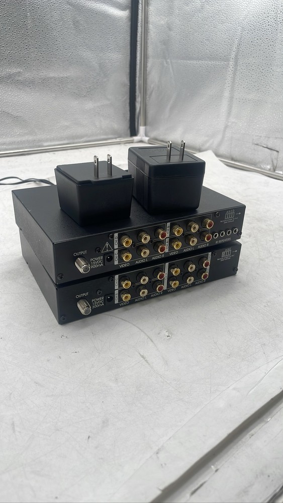 Channel Plus 5435 3-Ch & 5545 4-Ch RF Modulator Multi-Room Video Unit Lot of 2
