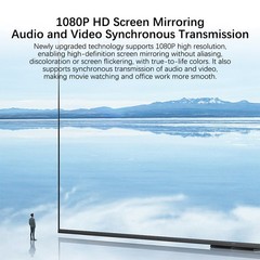 Wireless HDMI Transmitter & Receiver 2.4G/5G HD Screen Mirroring Adapter 2026