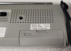 Vintage Lynx AM/FM Portable Radio (Model LK-8) – Made in Hong Kong