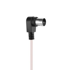 2pcs FM Antenna 75 Ohm F Type Male Plug For Home Radio Stereo Receiver Aerial US