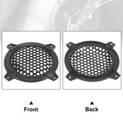 2pcs 4Inch Universal Speaker Grills Cover Mesh Guard Protective Case with Screws