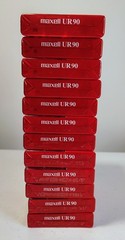 Maxell UR 90min Audio Cassette Tapes Normal Bias 12 Pack Open Box Sealed Tapes