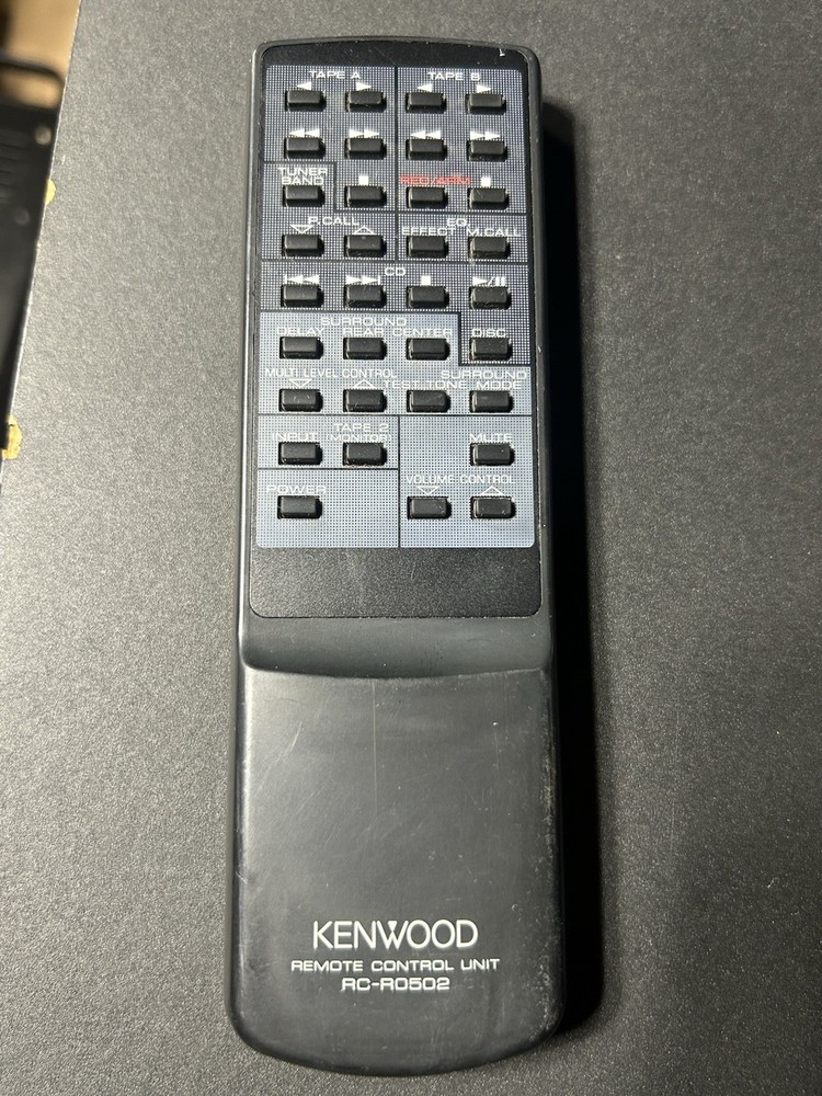 Genuine Kenwood RC-R0502 Audio Receiver Remote Control, Tested Working