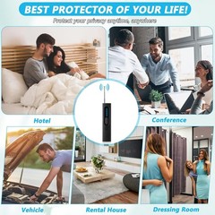 Compact Anti-Spy Detector with 30 Hours Battery, 4 Modes for Enhanced Security