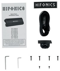 Hifonics ZD-2550.1D 2550 Watt Mono Amplifier 1 Ohm Car Audio Class-D Amp