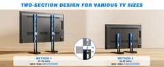 Universal TV Stand for 20-70 inch Flat Curved TVs, Height