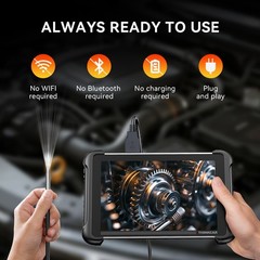 MUCAR 892BT All System Diagnose Tool ECU Coding Scanner FREE Update W/ Boroscope