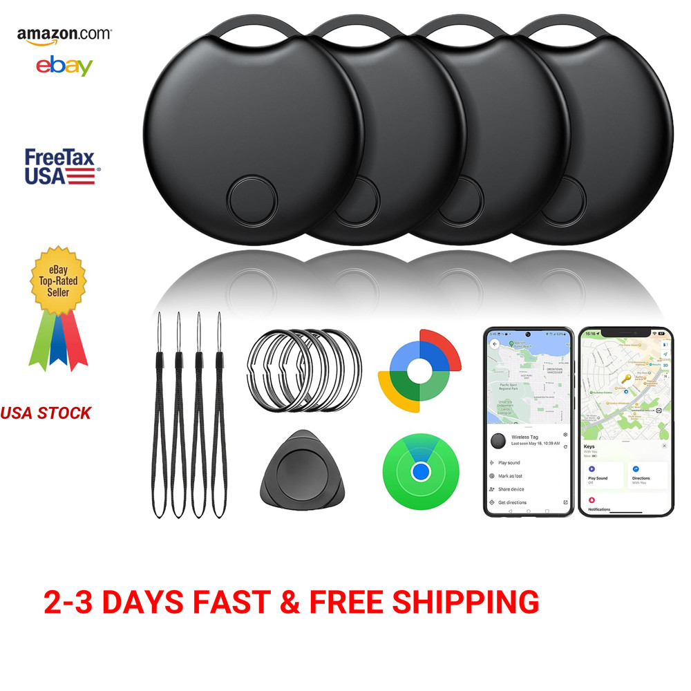 2026 Tracker Smart Tags for iOS Android Bluetooth Key Finder Luggage Valuables