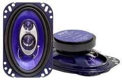 Pyle 4x6in. 240W 3-Way Speakers (Pair) New PL463BL