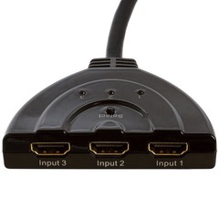 3×1 HDMI Pigtail Switcher HDMI Switch Cable Selector 1080p Full HD TV PC Monitor
