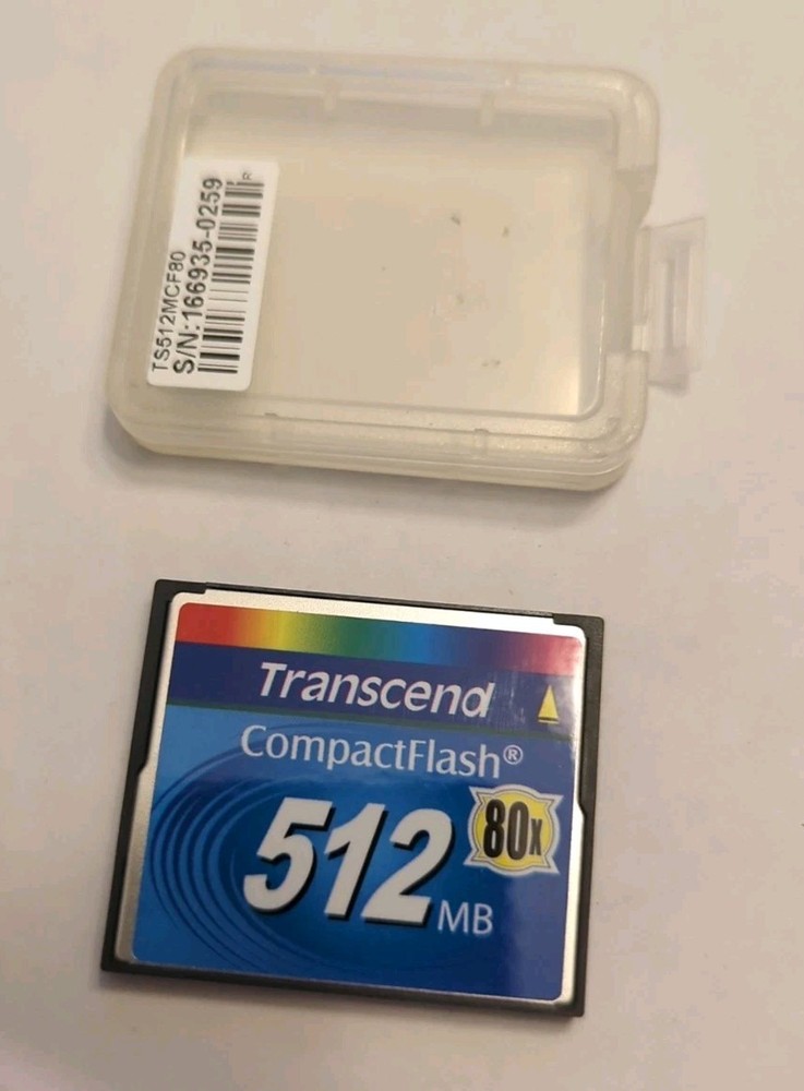 512MB Transcend CompactFlash Industrial CF45I CF Flash Memory Card TS512MCF45I