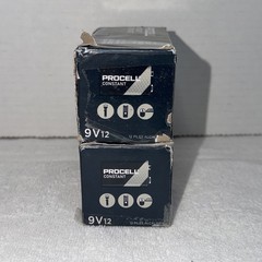 PROCELL 9V12 Low Drain Batteriesl 2 Packs Of 12 (24 Total)