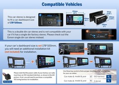 Double DIN 10.1 inch IPS Android Auto 4+64 Car Radio Stereo Wireless CarPlay DSP