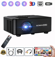 4K Projector 40000LMS 1080P 3D 5G WiFi Bluetooth Video Home Theater 230″ Display