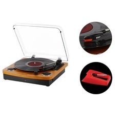 3Pcs Red Replace Diamond Stylus Record Player Needle For LP Turntable Phonograph