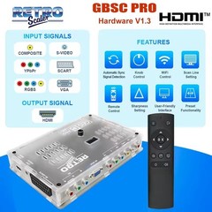 RetroScaler GBSC Pro GBS Control SCART Component VGA To HDMI Video Upscaler