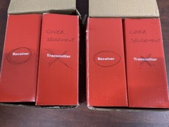 Seco-Larm Enforcer Twin Photobeam Detector, 2 X NEW RECEIVER AND 2 COVER ONLY