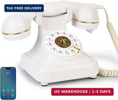 Bluetooth Rotary Landline Phone, Retro Bluetooth Home Phone, Vintage Old Fashion