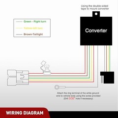 4 Pin Trailer Wiring Harness Kit 56370 Vehicle Standard 4 Honda CRV 2017-2024