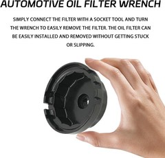 Oil Filter Wrench for Oil Filter Removal Tool 64MM Oil Filter So Size: 4 Slots