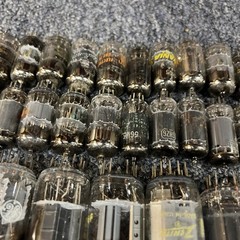 Vintage Vacuum Tube Lot Mixed Brands RCA GE Zenith Sylvania Untested 66+ Tubes
