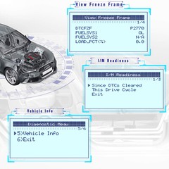 Automotive OBD2 Code Reader Check Engine Car Scanner OBDII EOBD Diagnostic Tool