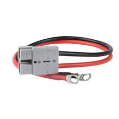 Cable with 50A Connector for LiFePO4 Battery Compatible with 1.64 FT 8AWG