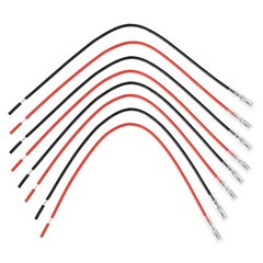 Mini Spade Terminal Wires Quick Connect Female Tabs Set