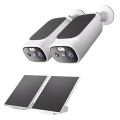 SolarCam 2K Wireless Outdoor Security Camera – Solar-Powered No Monthly Fees
