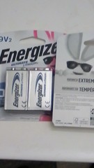 Energizer Ultimate Lithium 9V Block Batteries 2-2 Packs 4 total