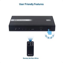 NEW Cable Matters 4-Port HDMI Switch with 8K Resolution support