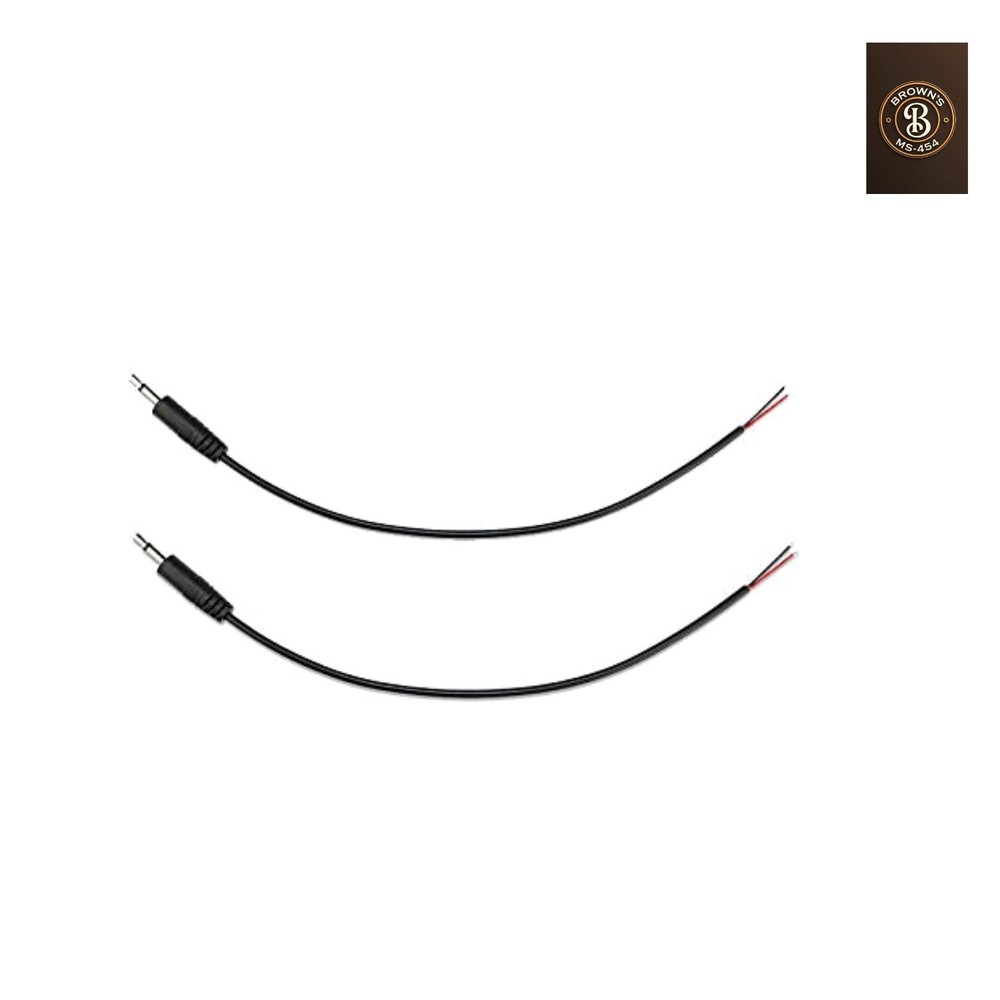 Replacement 3.5mm Male Plug to Bare Wire Open End TS 2 Pole Mono 1/8″ Jack Co…