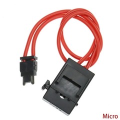 2pcs Car Modification ACC Fuse Box Micro Fuse Tap Power Socket Holder 16AWG USA