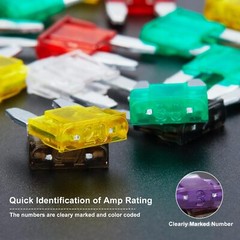 120 Pieces Mini Fuse Kit Car Fuses Assortment Kit-Fuse Kit-Mini Fuses(2A/3A/5…