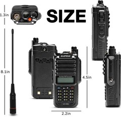 Reliable UV-9G GMRS Radio – 128 Channels, Waterproof & Long Range Communication