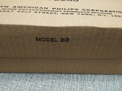 Vtg. NORELCO model 20 SPEAKER ( new old stock) MADE IN U.S.A.