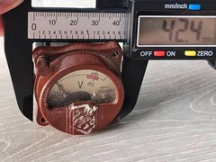 Vintage USSR Voltmeter M363 – Soviet Bakelite Electrical Measuring Device 1964 –