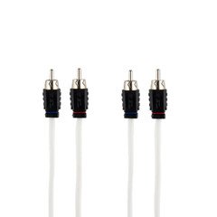 DS18 MOFCR-3FT 3ft Marine Grade 2-Channel Rca Cable 2CH 100% Tinned OFC Wire